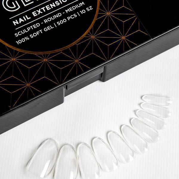 Aprés Nail Gel-X Nail Extensions - Sculpted Round Medium-Gel System-Universal Nail Supplies