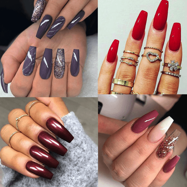 Ballerina Coffin Acrylic Nail Tips 600pcs/bag-Nail Tips-Universal Nail Supplies