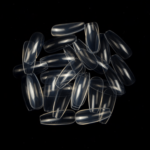 Ballerina Coffin Acrylic Nail Tips 600pcs/bag-Nail Tips-Universal Nail Supplies