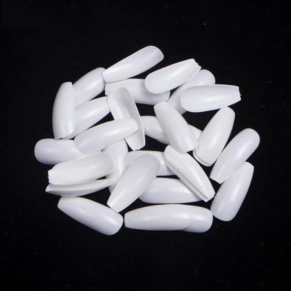 Ballerina Coffin Acrylic Nail Tips 600pcs/bag-Nail Tips-Universal Nail Supplies