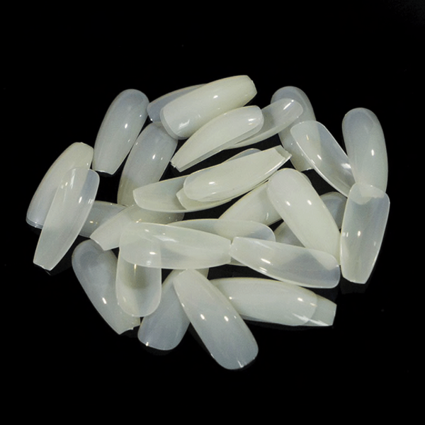 Ballerina Coffin Acrylic Nail Tips 600pcs/bag-Nail Tips-Universal Nail Supplies