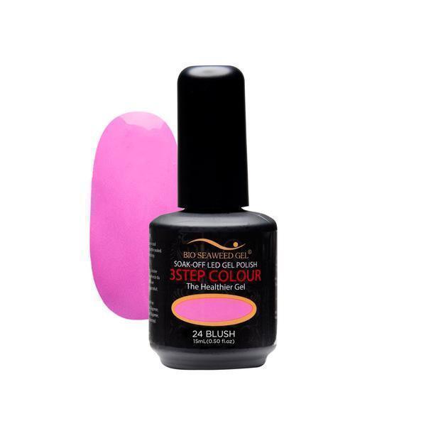 Bio Seaweed 3STEP Gel Polish Blush #24-Gel Nail Polish + Lacquer-Universal Nail Supplies