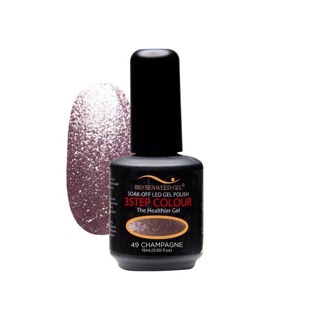 Bio Seaweed 3STEP Gel Polish Champagne #49-Gel Nail Polish + Lacquer-Universal Nail Supplies