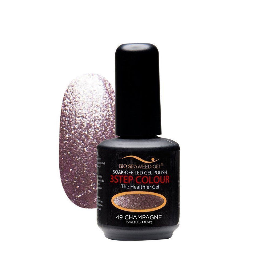 Bio Seaweed 3STEP Gel Polish Champagne #49-Gel Nail Polish + Lacquer-Universal Nail Supplies