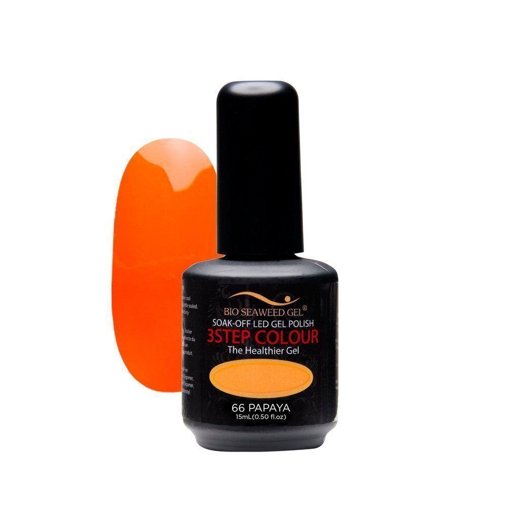 Bio Seaweed 3STEP Gel Polish Papaya #66-Gel Nail Polish + Lacquer-Universal Nail Supplies