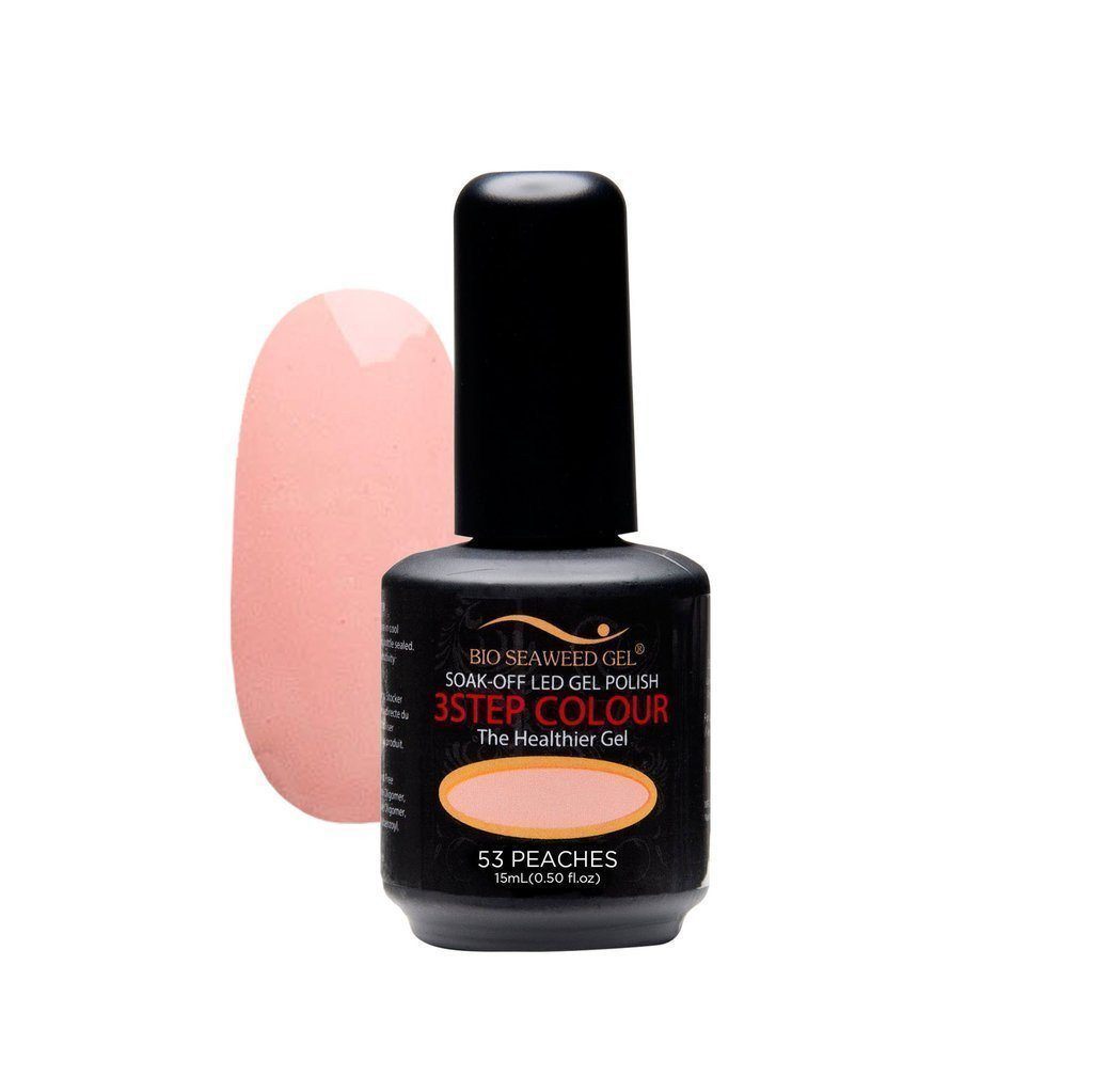 Bio Seaweed 3STEP Gel Polish Peaches #53-Gel Nail Polish + Lacquer-Universal Nail Supplies