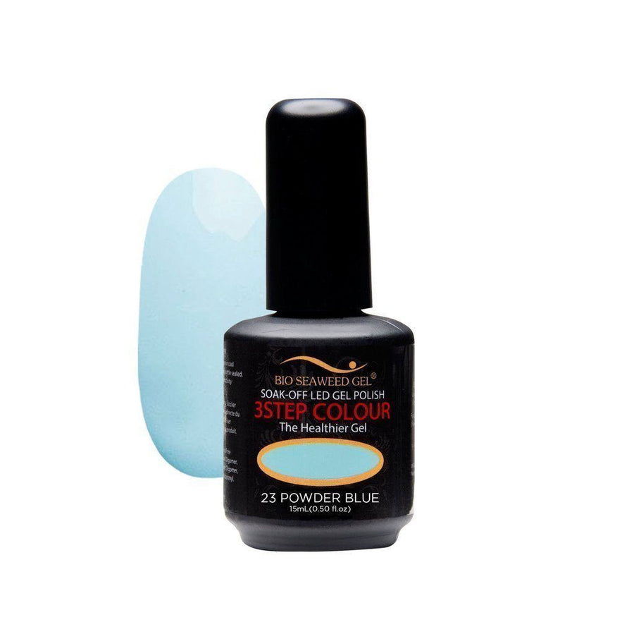 Bio Seaweed 3STEP Gel Polish Powder Blue #23-Gel Nail Polish + Lacquer-Universal Nail Supplies