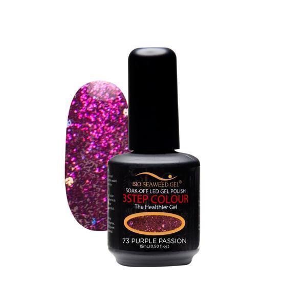 Bio Seaweed 3STEP Gel Polish Purple Passion #73-Gel Nail Polish + Lacquer-Universal Nail Supplies