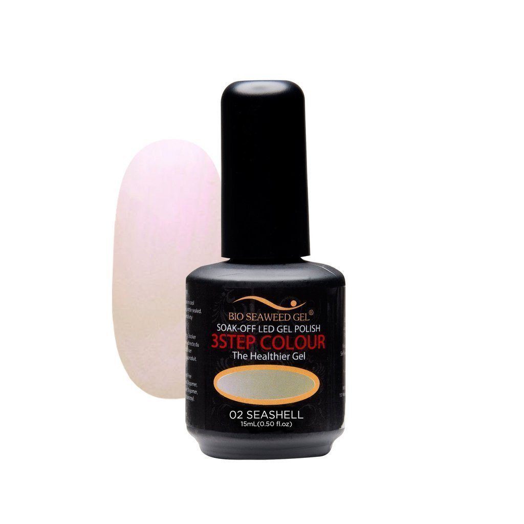 Bio Seaweed 3STEP Gel Polish Seashell #02-Gel Nail Polish + Lacquer-Universal Nail Supplies