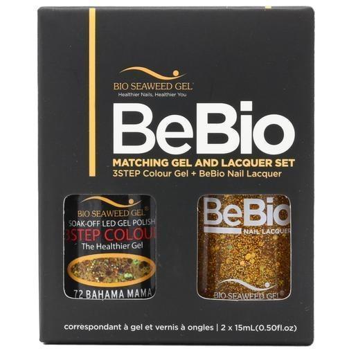 Bio Seaweed Gel Color + Matching Lacquer Bahama Mama #72-Gel Nail Polish + Lacquer-Universal Nail Supplies