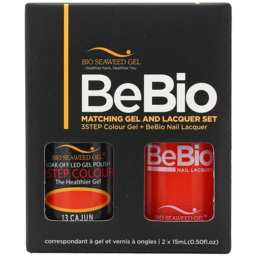 Bio Seaweed Gel Color + Matching Lacquer Cajun #13-Gel Nail Polish + Lacquer-Universal Nail Supplies