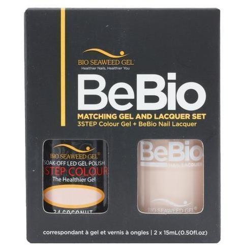 Bio Seaweed Gel Color + Matching Lacquer Coconut #34-Gel Nail Polish + Lacquer-Universal Nail Supplies