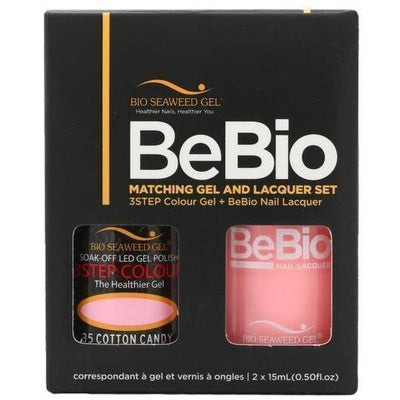 Bio Seaweed Gel Color + Matching Lacquer Cotton Candy #35-Gel Nail Polish + Lacquer-Universal Nail Supplies