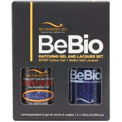 Bio Seaweed Gel Color + Matching Lacquer Cyclone #76-Gel Nail Polish + Lacquer-Universal Nail Supplies