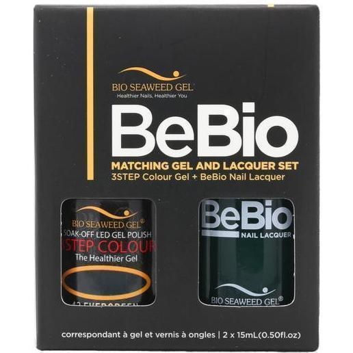 Bio Seaweed Gel Color + Matching Lacquer Evergreen #43-Gel Nail Polish + Lacquer-Universal Nail Supplies