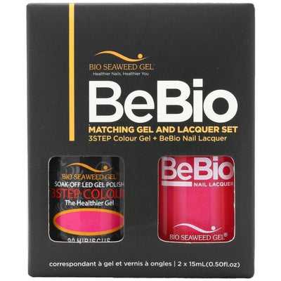 Bio Seaweed Gel Color + Matching Lacquer Hibiscus #90-Gel Nail Polish + Lacquer-Universal Nail Supplies