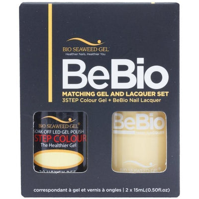 Bio Seaweed Gel Color + Matching Lacquer Honey Bee #20-Gel Nail Polish + Lacquer-Universal Nail Supplies