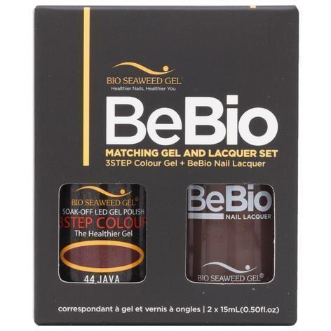 Bio Seaweed Gel Color + Matching Lacquer Java #44-Gel Nail Polish + Lacquer-Universal Nail Supplies