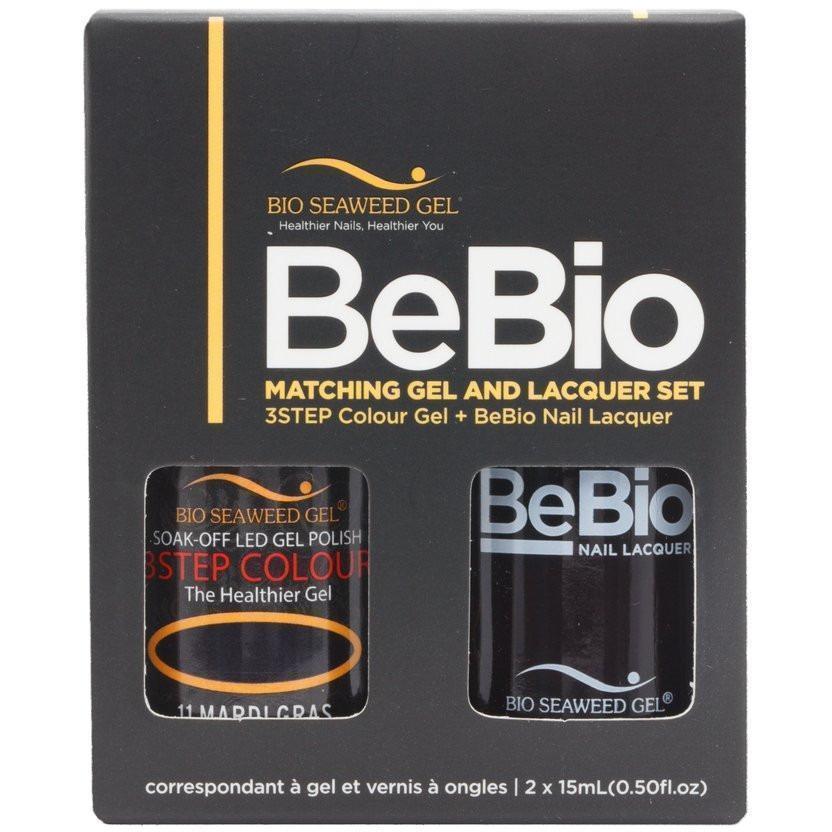 Bio Seaweed Gel Color + Matching Lacquer Mardi Gras #11-Gel Nail Polish + Lacquer-Universal Nail Supplies