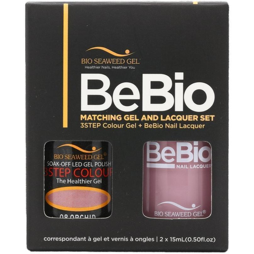 Bio Seaweed Gel Color + Matching Lacquer Orchid #08-Gel Nail Polish + Lacquer-Universal Nail Supplies