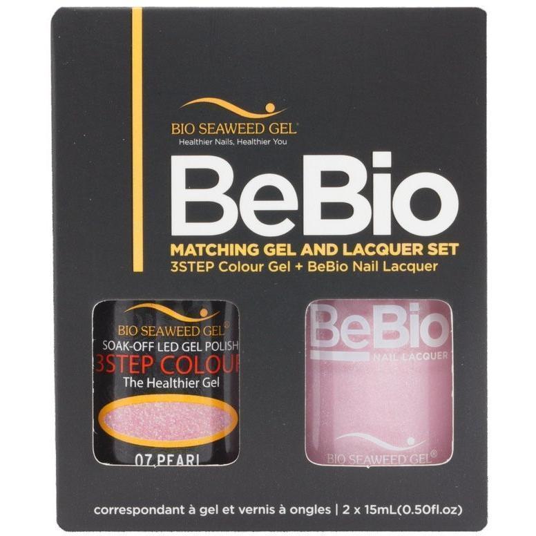 Bio Seaweed Gel Color + Matching Lacquer Pearl #07-Gel Nail Polish + Lacquer-Universal Nail Supplies