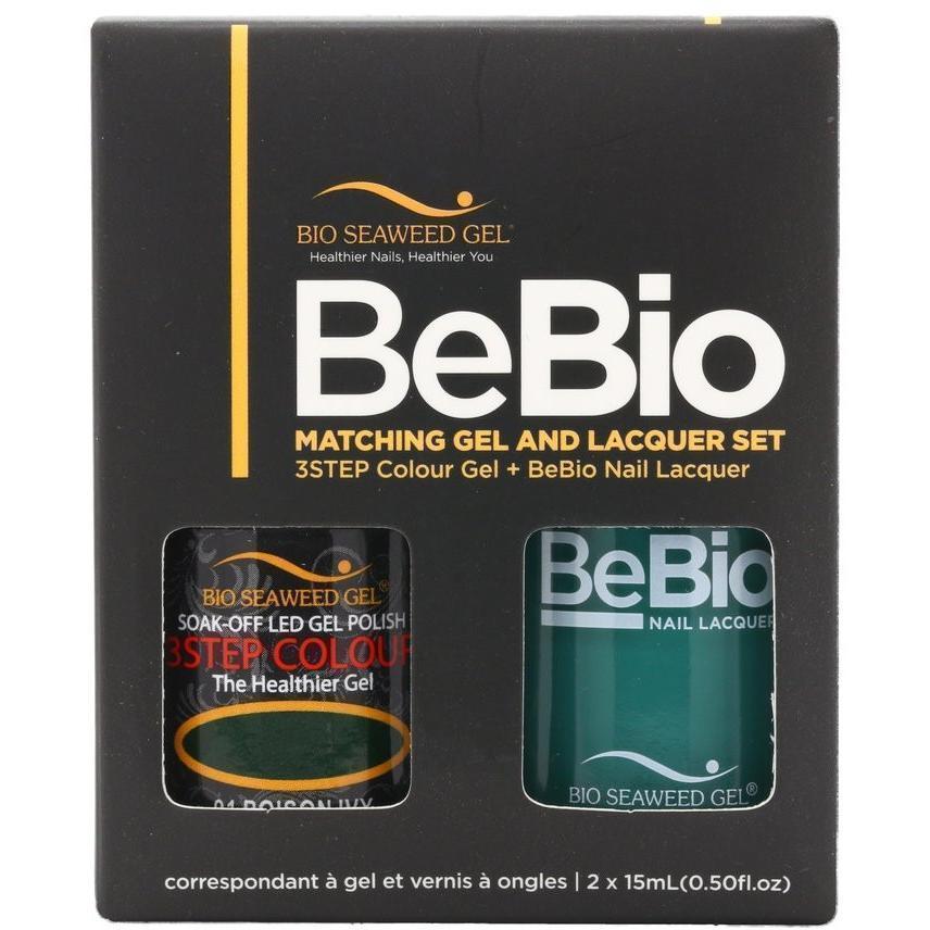 Bio Seaweed Gel Color + Matching Lacquer Poison Ivy #91-Gel Nail Polish + Lacquer-Universal Nail Supplies