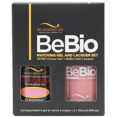 Bio Seaweed Gel Color + Matching Lacquer Rosebud #56-Gel Nail Polish + Lacquer-Universal Nail Supplies