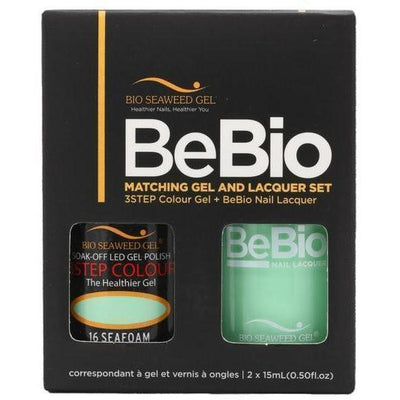 Bio Seaweed Gel Color + Matching Lacquer Seafoam #16-Gel Nail Polish + Lacquer-Universal Nail Supplies