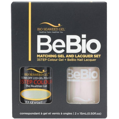 Bio Seaweed Gel Color + Matching Lacquer Seashell #02-Gel Nail Polish + Lacquer-Universal Nail Supplies