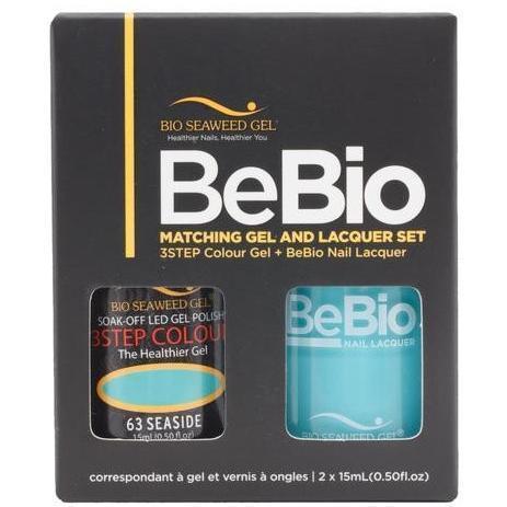Bio Seaweed Gel Color + Matching Lacquer Seaside #63-Gel Nail Polish + Lacquer-Universal Nail Supplies