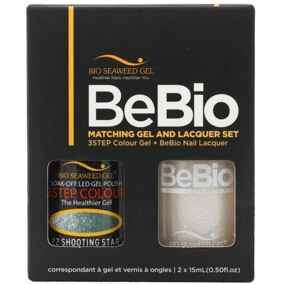 Bio Seaweed Gel Color + Matching Lacquer Shooting Star #22-Gel Nail Polish + Lacquer-Universal Nail Supplies