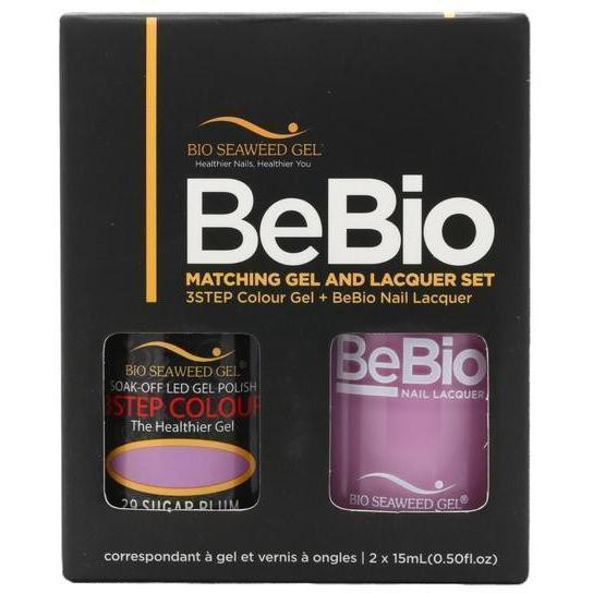 Bio Seaweed Gel Color + Matching Lacquer Sugar Plum #29-Gel Nail Polish + Lacquer-Universal Nail Supplies