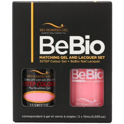 Bio Seaweed Gel Color + Matching Lacquer Sweetie #33-Gel Nail Polish + Lacquer-Universal Nail Supplies