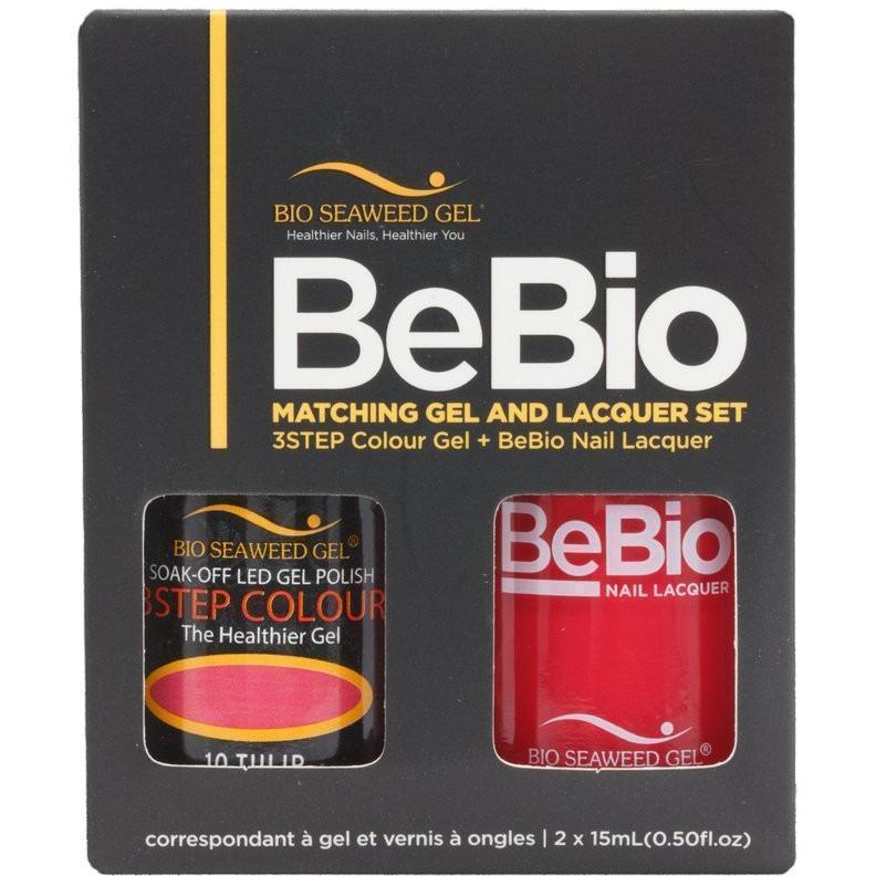 Bio Seaweed Gel Color + Matching Lacquer Tulip #10-Gel Nail Polish + Lacquer-Universal Nail Supplies