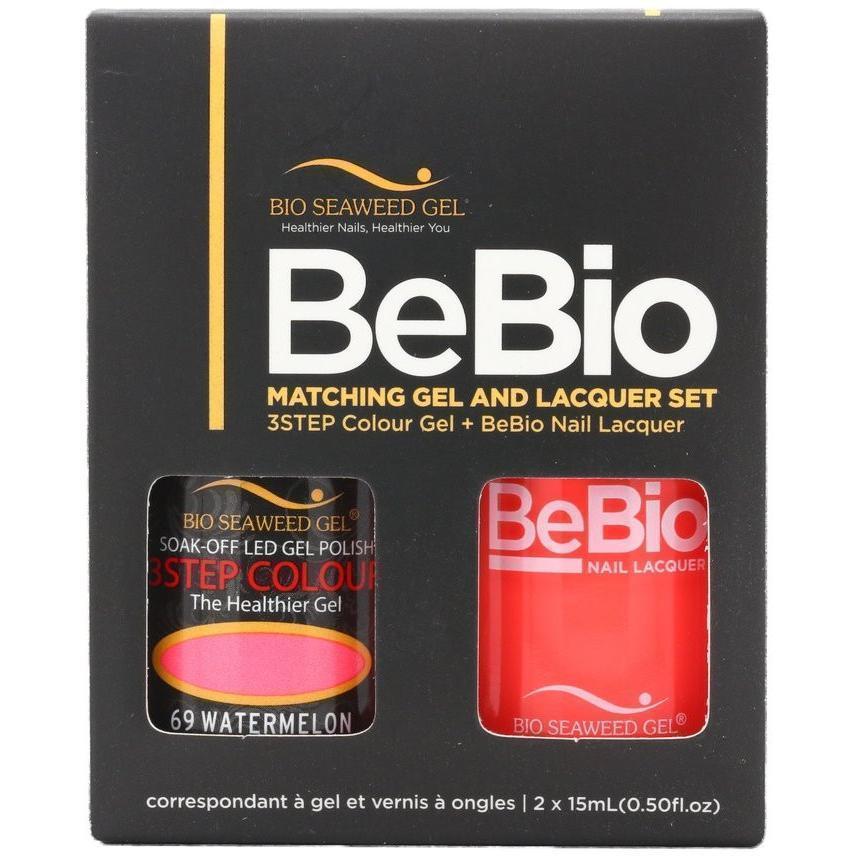 Bio Seaweed Gel Color + Matching Lacquer Watermelon #69-Gel Nail Polish + Lacquer-Universal Nail Supplies