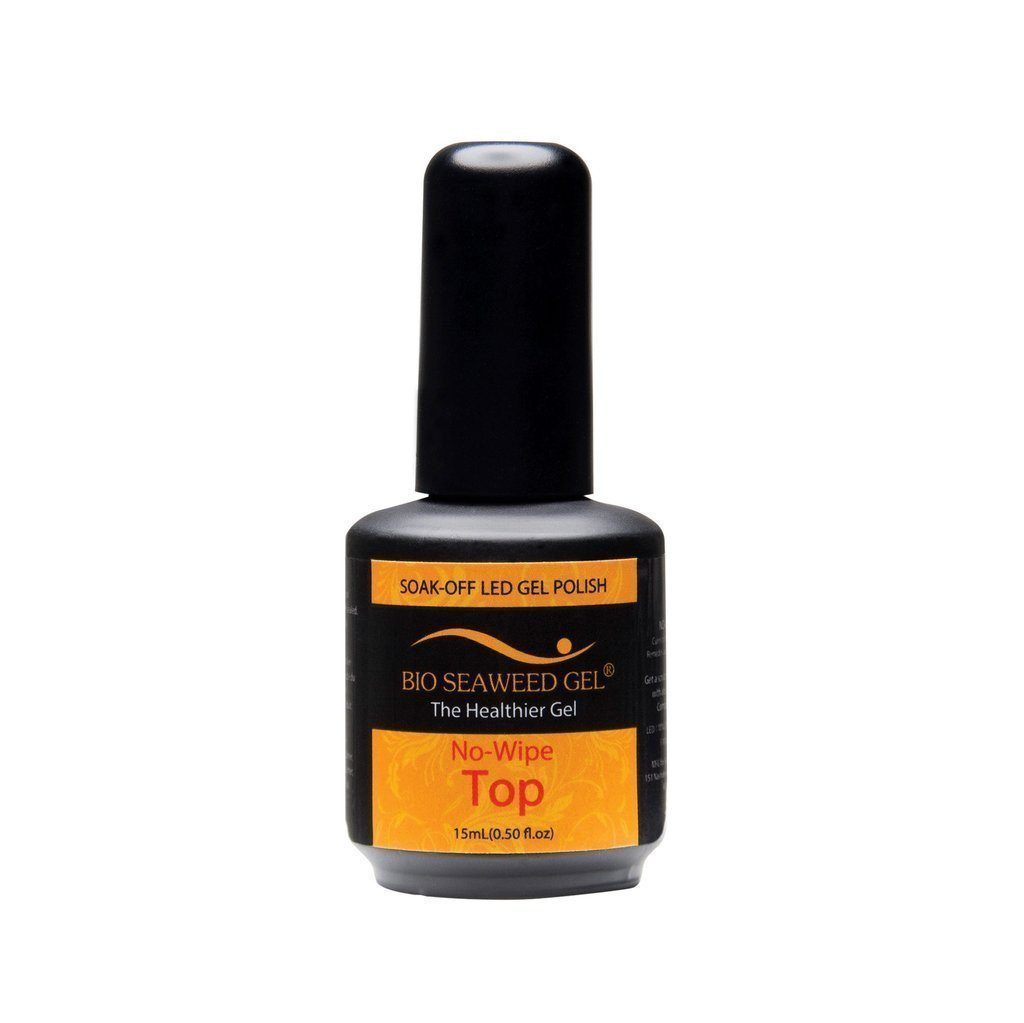 Bio Seaweed No-Wipe Top Gel Polish (Ideal for Solar-Cure)-Gel Nail Polish-Universal Nail Supplies