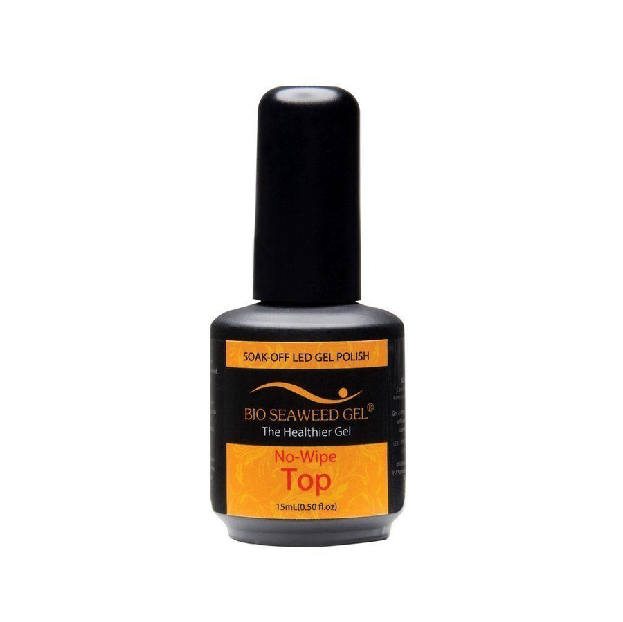 Bio Seaweed No-Wipe Top Gel Polish (Ideal for Solar-Cure)-Gel Nail Polish-Universal Nail Supplies