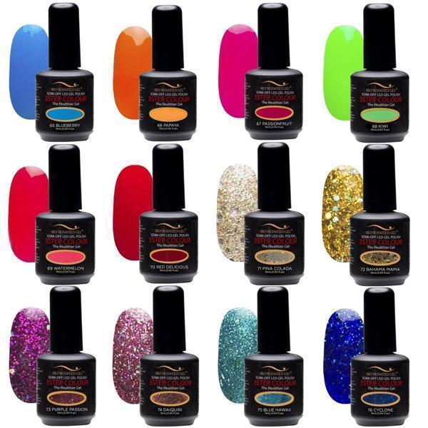Bio Seaweed Tropical Getaway Collection - 3Step Colour Gel Polish set of 12-Gel Nail Polish-Universal Nail Supplies