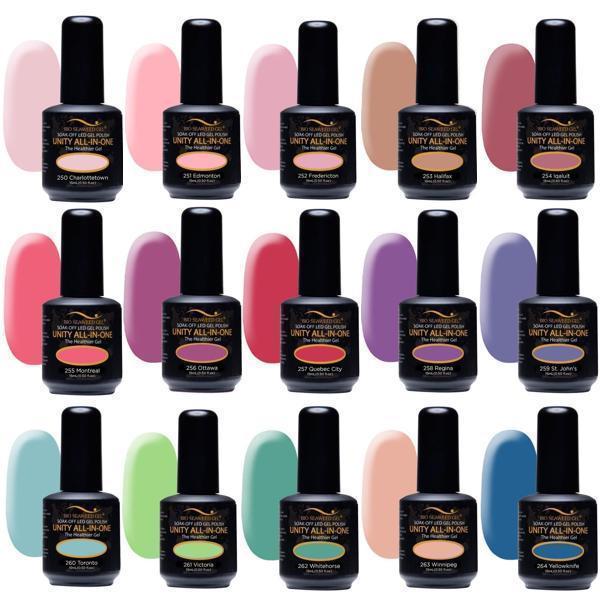 Bio Seaweed Uptown Lights Collection - Unity All-In-One Colour Gel Polish Set of 15-Gel Nail Polish-Universal Nail Supplies