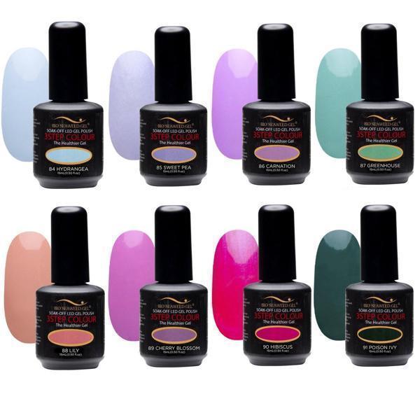 Bio Seaweed Vintage Garden Collection - 3Step Colour Gel Polish set of 8-Gel Nail Polish-Universal Nail Supplies