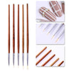 Born Pretty - 5 Pcs Nail Liner Brush Set #41284-Nail Tools-Universal Nail Supplies
