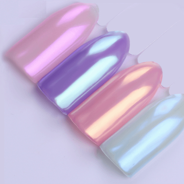 Born Pretty - Chrome Effect Shimmer Set of 5 Colors #30290-Gel Nail Polish-Universal Nail Supplies