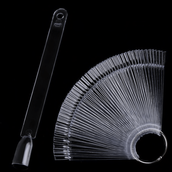 Born Pretty - False Nail Tips Clear Color Card #39415-1-Nail Tools-Universal Nail Supplies