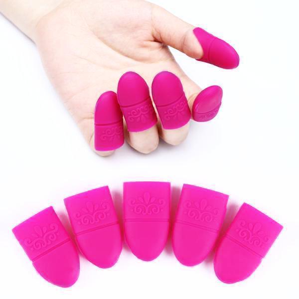 Born Pretty - Gel Polish Remover Purple Silicone Wrap 10 pcs #39658-2-Gel Nail Polish-Universal Nail Supplies