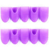 Born Pretty - Gel Polish Remover Purple Silicone Wrap 10 pcs #39658-2-Gel Nail Polish-Universal Nail Supplies