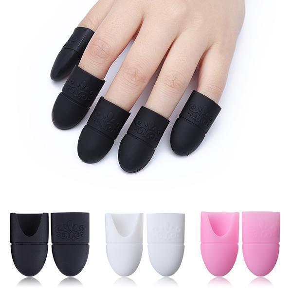 Born Pretty - Gel Polish Remover White Silicone Wrap 10 pcs #35368-3-Gel Nail Polish-Universal Nail Supplies