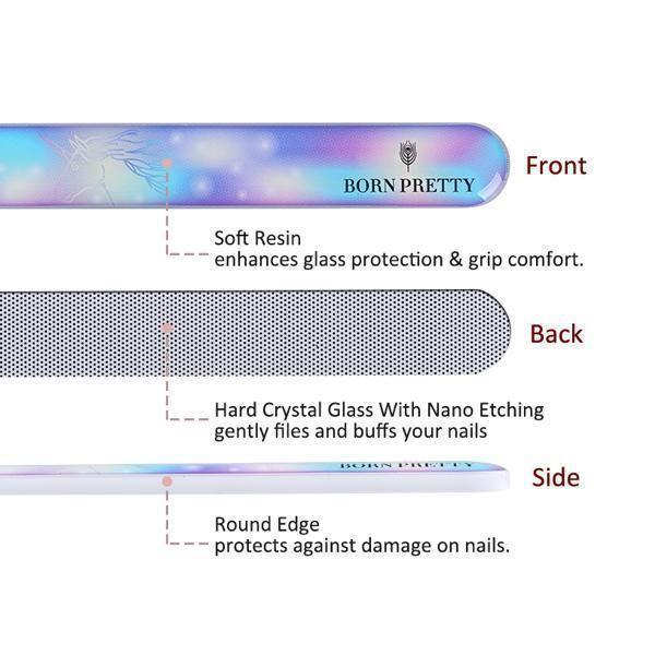 Born Pretty - Glass Nail File #41220-1-Nail Tools-Universal Nail Supplies