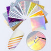 Born Pretty - Holo 3D Nail Sticker Stripes 12 Sheets #39978-Gel Nail Polish-Universal Nail Supplies