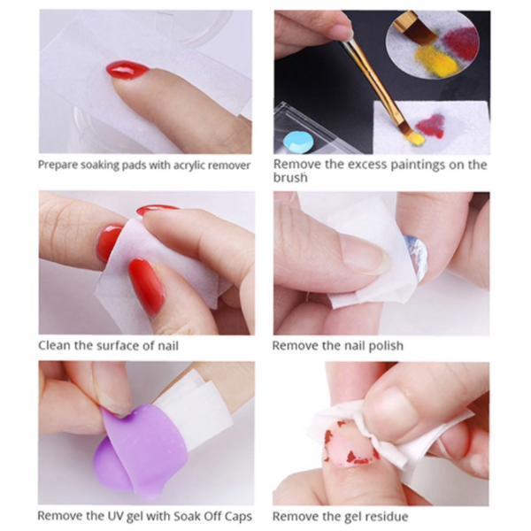 Born Pretty - Lint Free Nail Wipes 300 ct #41193-Nail Decorations-Universal Nail Supplies