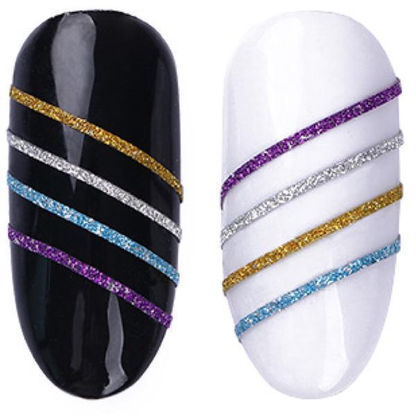 Born Pretty - Matte Glitter 13 Striping Rolls #41007-Gel Nail Polish-Universal Nail Supplies